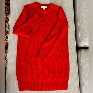 Michael Kors Red Sweater dress Size Small